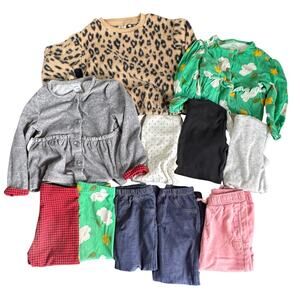 Carter’s Girls 24M Clothing Bundle – Full Outfits & Mix-and-Match (11 Pieces)